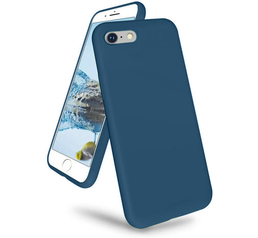 Catastrofe Perth verkopen Silicone case iPhone 7 / 8 (blauw) - Phone-Factory