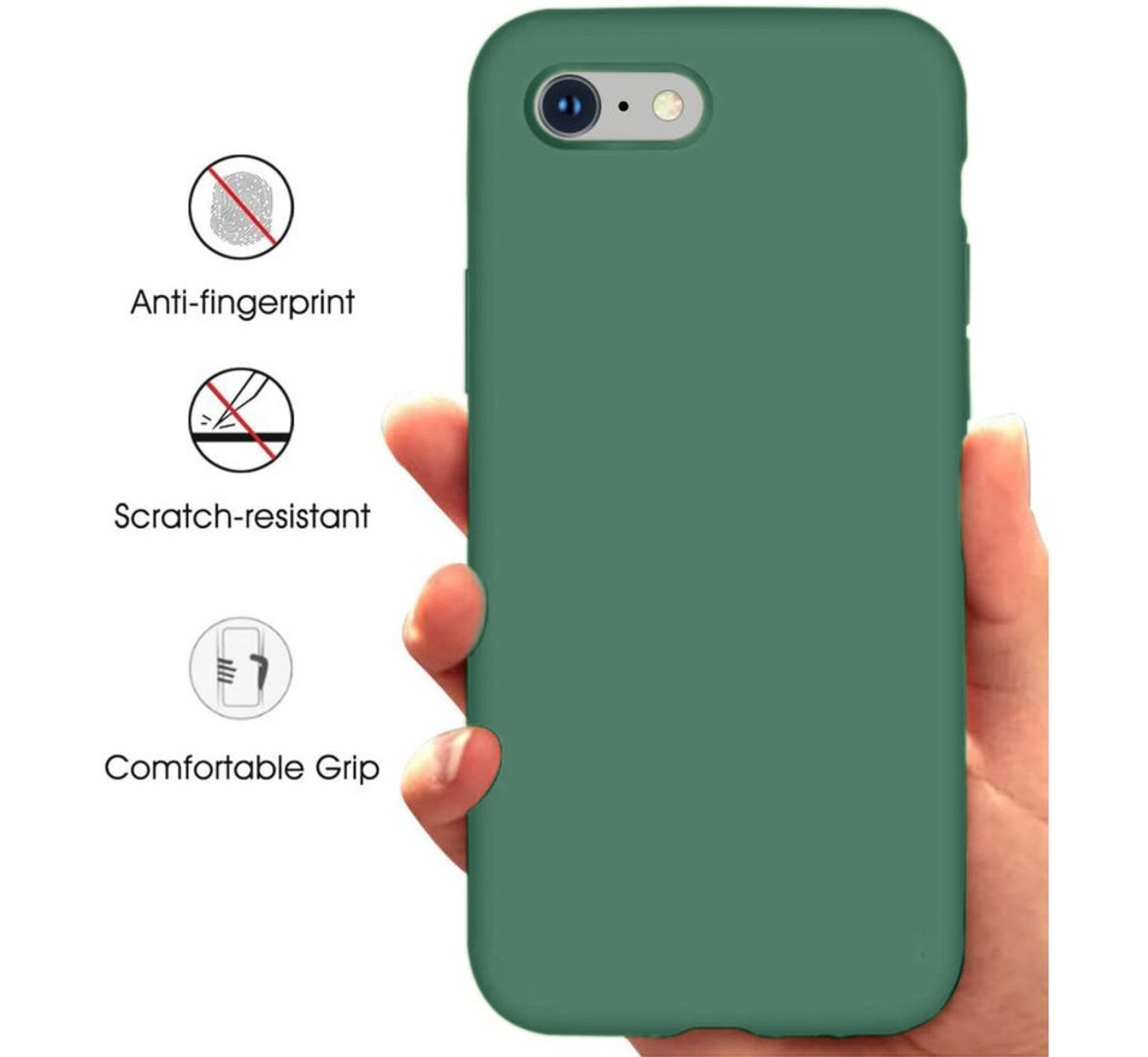 ShieldCase® Shieldcase iPhone 7 / iPhone 8 / iPhone SE 2020 hoesje siliconen (donkergroen) ShieldCase® Shieldcase iPhone 7 / iPhone 8 / iPhone SE 2020 hoesje siliconen (donkergroen)