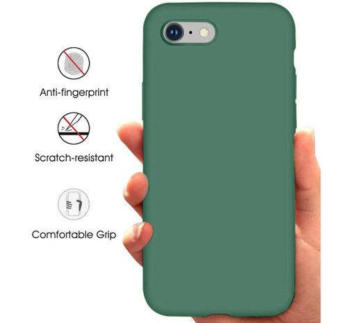 ShieldCase® Shieldcase iPhone 7 / iPhone 8 / iPhone SE 2020 hoesje siliconen (donkergroen) ShieldCase® Shieldcase iPhone 7 / iPhone 8 / iPhone SE 2020 hoesje siliconen (donkergroen)