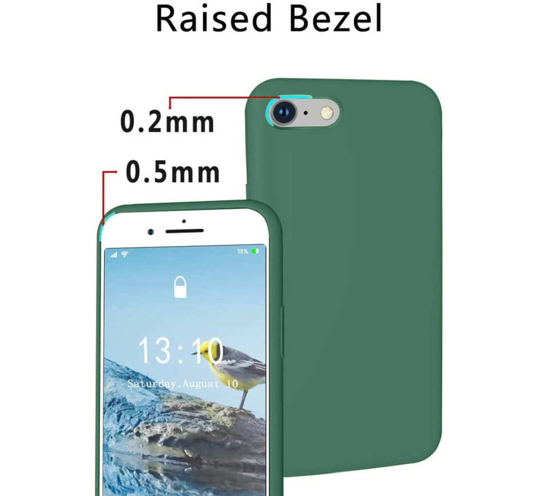 ShieldCase® Shieldcase iPhone 7 / iPhone 8 / iPhone SE 2020 hoesje siliconen (donkergroen) ShieldCase® Shieldcase iPhone 7 / iPhone 8 / iPhone SE 2020 hoesje siliconen (donkergroen)