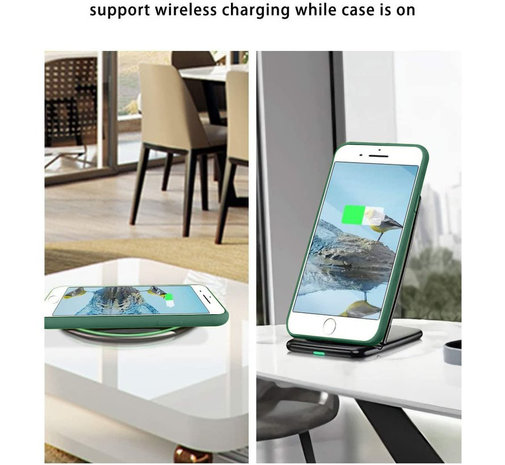 ShieldCase® Shieldcase iPhone 7 / iPhone 8 / iPhone SE 2020 hoesje siliconen (donkergroen) ShieldCase® Shieldcase iPhone 7 / iPhone 8 / iPhone SE 2020 hoesje siliconen (donkergroen)