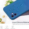 ShieldCase® Shieldcase Siliconen hoesje met camera bescherming iPhone 11 (blauw) + glazen screen protector