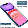 ShieldCase® Shieldcase Siliconen hoesje met camera bescherming iPhone 11 (blauw) + glazen screen protector
