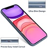 ShieldCase® Shieldcase Siliconen hoesje met camera bescherming iPhone 11 (lavendel grijs) + glazen screen protector