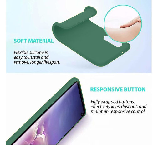 ShieldCase® Shieldcase Silicone case Samsung Galaxy A30s (groen)