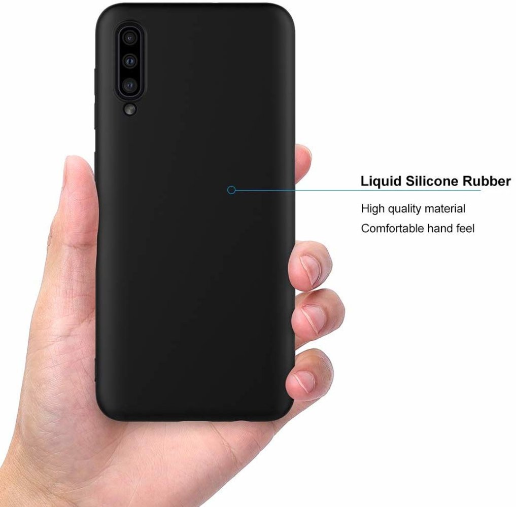 ShieldCase® Shieldcase Silicone case Samsung Galaxy A30s (zwart)