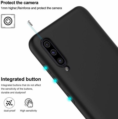 ShieldCase® Shieldcase Silicone case Samsung Galaxy A30s (zwart)