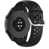 Huawei Watch GT siliconen bandje met gaatjes (zwart) Huawei Watch GT siliconen bandje met gaatjes (zwart)