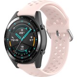Huawei Watch GT siliconen bandje met gaatjes (roze)