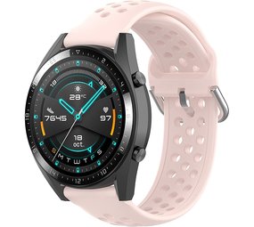 Huawei Watch GT siliconen bandje met gaatjes (roze)