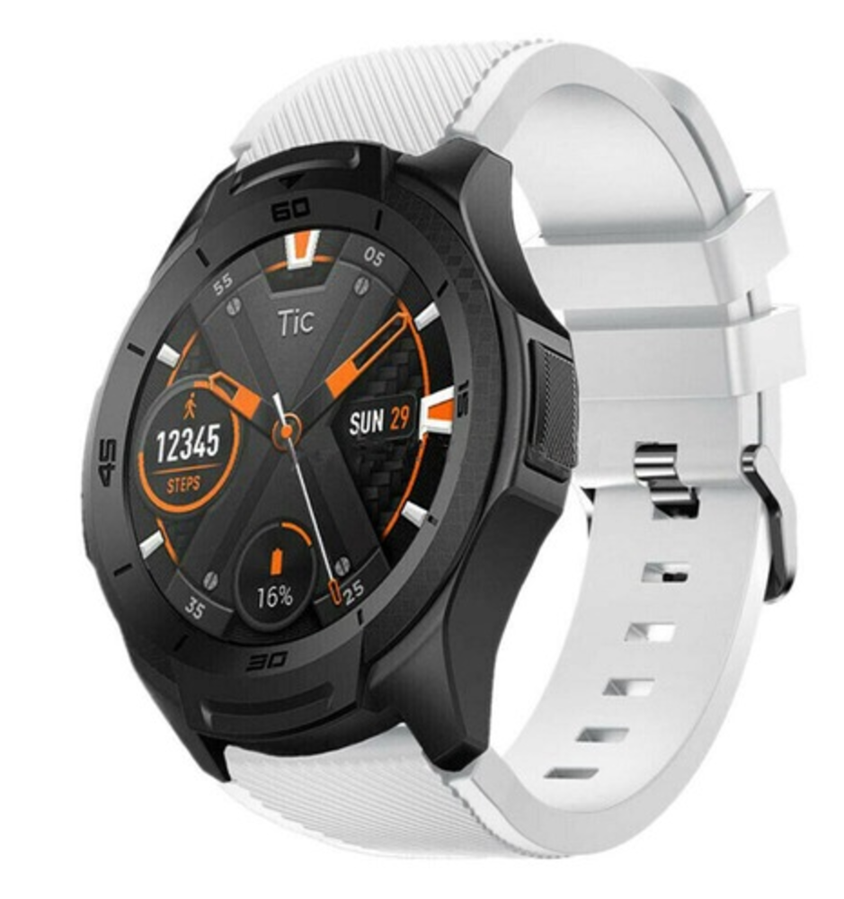 Ticwatch Pro silicone band (wit)