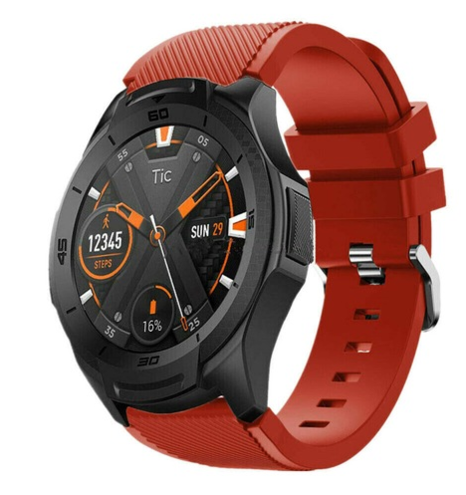 Ticwatch Pro silicone band (rood)