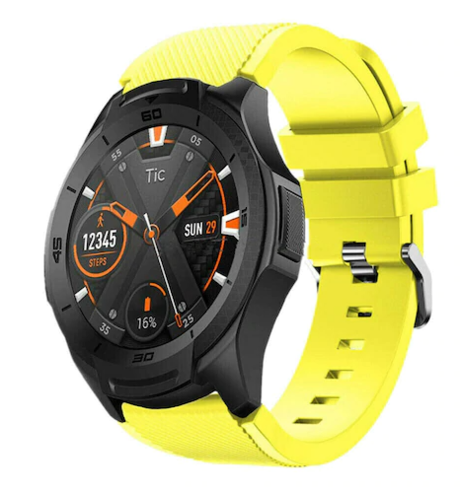 Ticwatch Pro silicone band (geel)