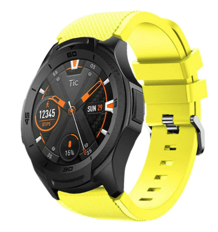 Ticwatch Pro silicone band (geel)