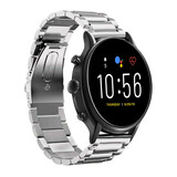 Fossil Gen 5 stalen band (zilver)