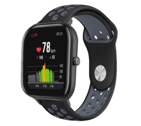 Xiaomi Amazfit GTS sport band (zwart/grijs) Xiaomi Amazfit GTS sport band (zwart/grijs)