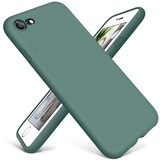 ShieldCase® Siliconen hoesje met camera bescherming iPhone SE 2020 (donkergroen)