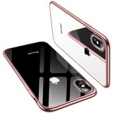 ShieldCase® Rosé gouden metallic bumper case iPhone X / Xs ShieldCase® Rosé gouden metallic bumper case iPhone X / Xs