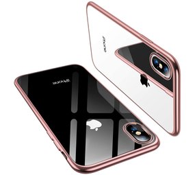 ShieldCase® Rosé gouden metallic bumper case iPhone X / Xs ShieldCase® Rosé gouden metallic bumper case iPhone X / Xs