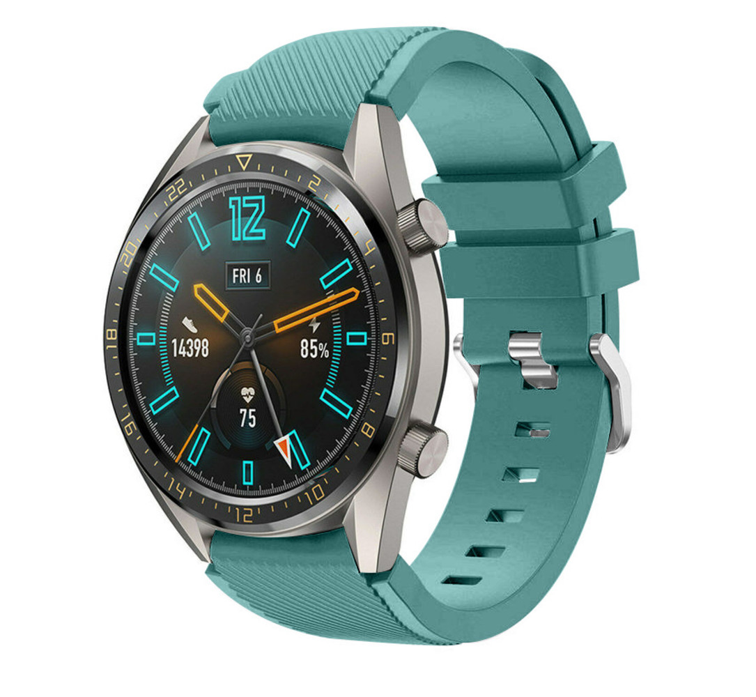 Huawei Watch GT silicone band (dennengroen)