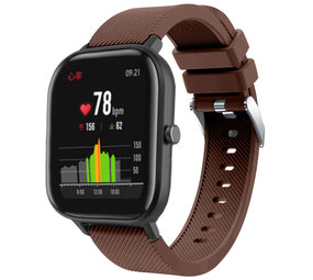 Xiaomi Amazfit GTS siliconen bandje (koffiebruin)