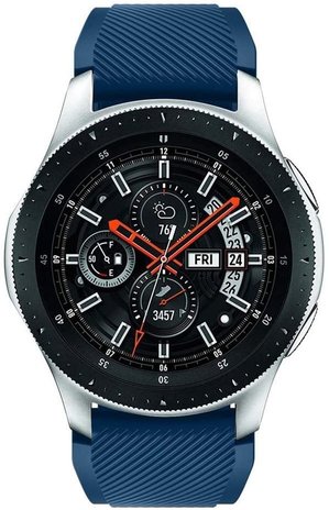 Samsung Galaxy Watch silicone bandje (donkerblauw)