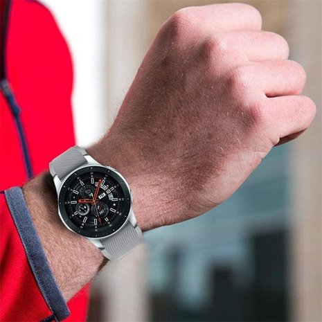 Samsung Galaxy Watch silicone band (grijs)