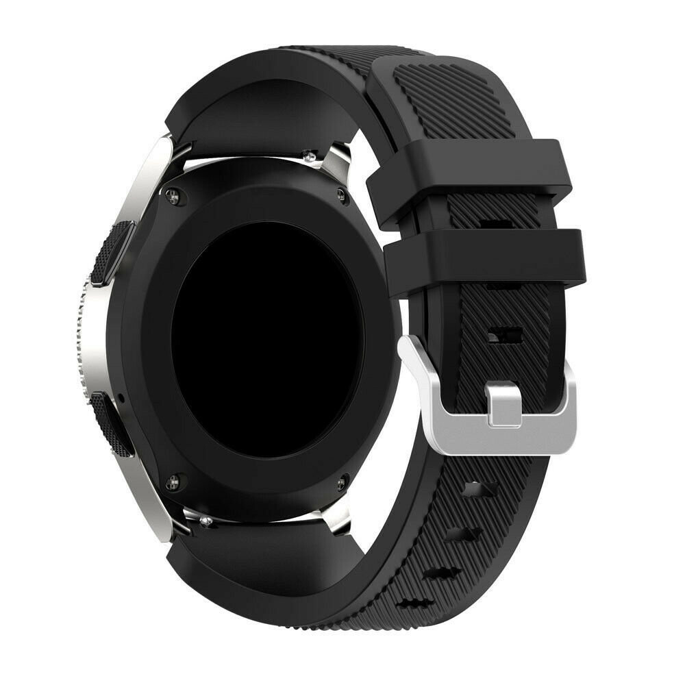 Samsung Galaxy Watch silicone bandje (zwart)