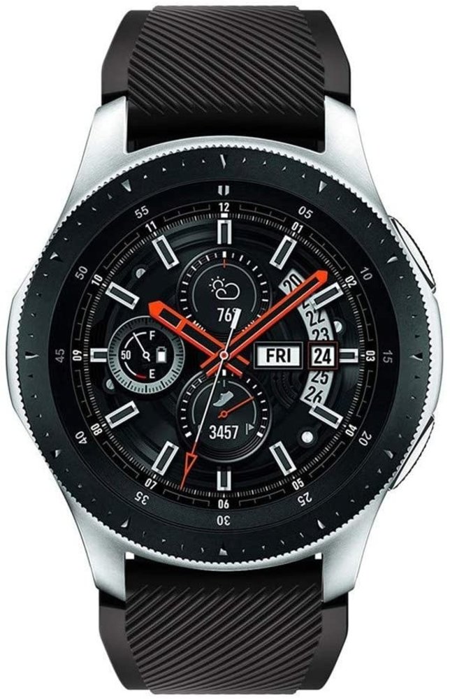 Samsung Galaxy Watch silicone bandje (zwart)