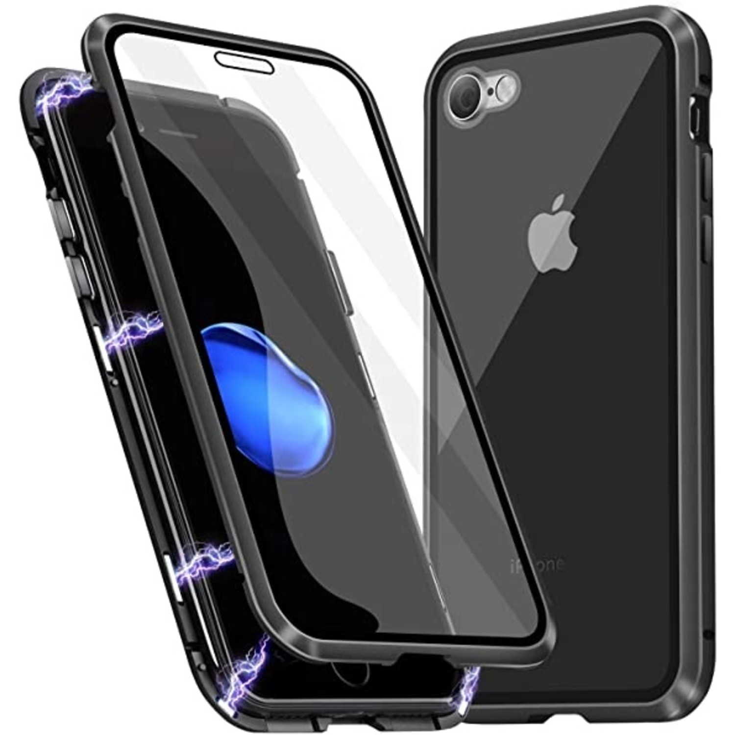 Sinds Relativiteitstheorie hetzelfde Magnetisch hoesje met glasplaat iPhone 8 / iPhone 7 - Phone-Factory