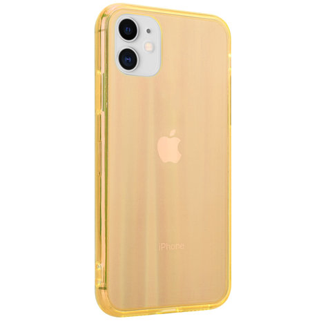 ShieldCase® Shieldcase Gekleurde laser case iPhone 11 (oranje) ShieldCase® Shieldcase Gekleurde laser case iPhone 11 (oranje)