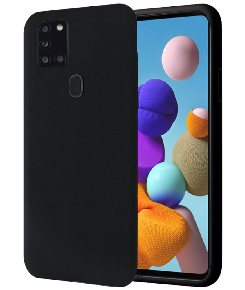 ShieldCase® Shieldcase Samsung Galaxy A21s siliconen hoesje (zwart)