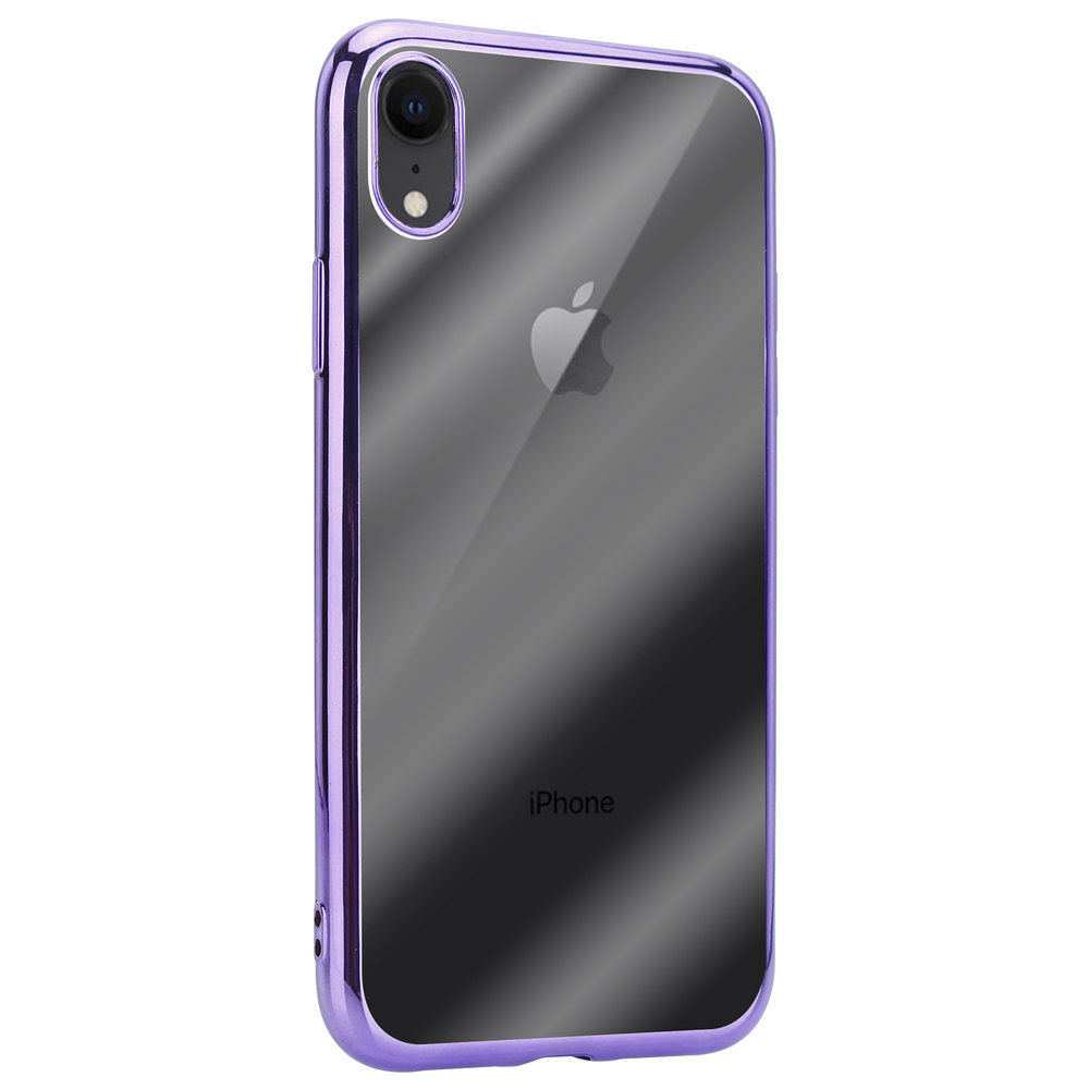 ShieldCase® ShieldCase paarse metallic bumper case iPhone Xr ShieldCase® ShieldCase paarse metallic bumper case iPhone Xr