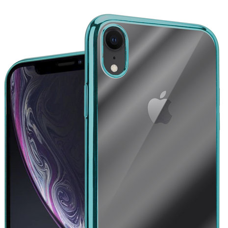 ShieldCase® ShieldCase groene metallic bumper case iPhone Xr ShieldCase® ShieldCase groene metallic bumper case iPhone Xr