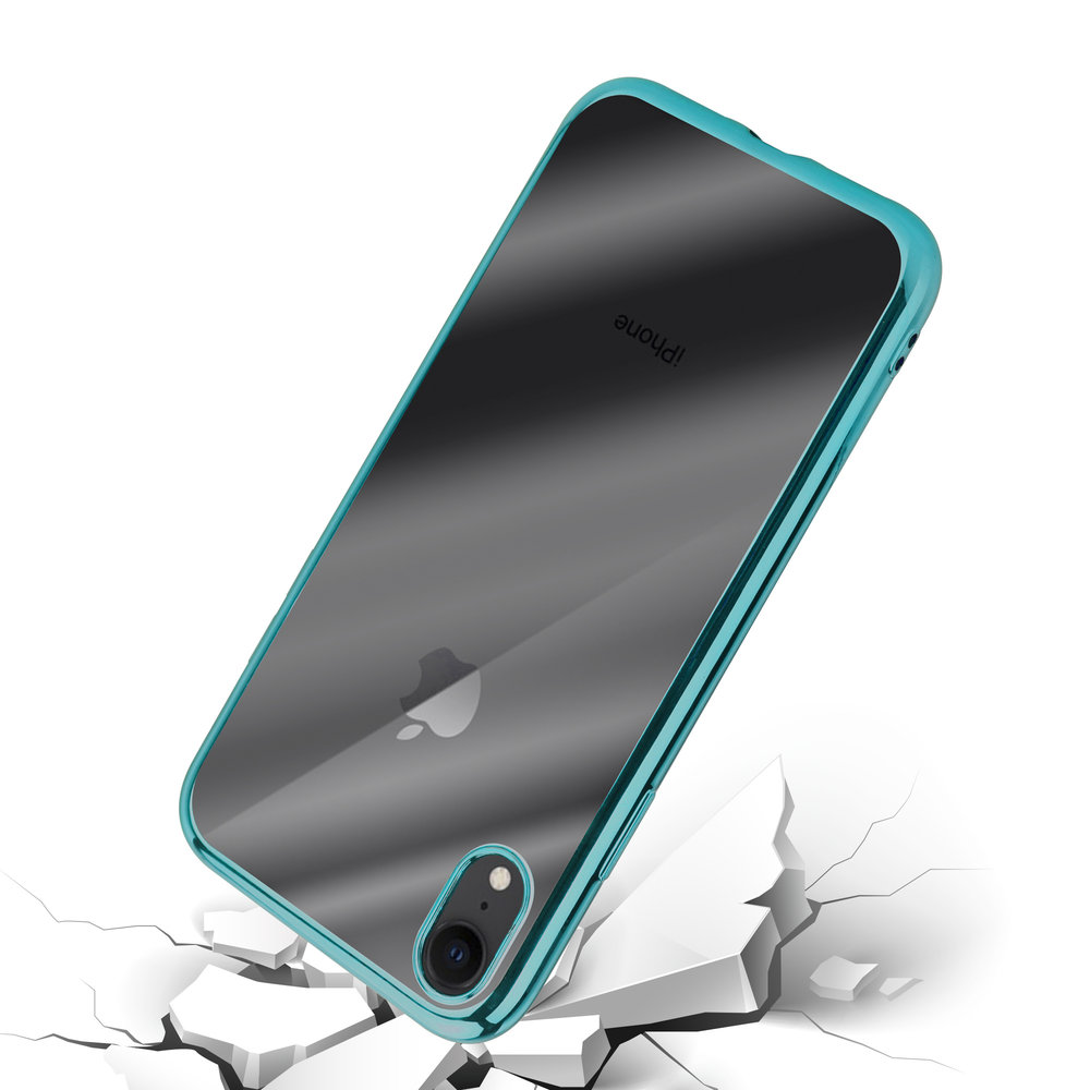 Groene bumper case iPhone Xr PhoneFactory