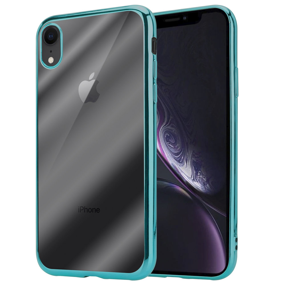ShieldCase® ShieldCase groene metallic bumper case iPhone Xr ShieldCase® ShieldCase groene metallic bumper case iPhone Xr