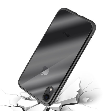 ShieldCase® ShieldCase Zwarte metallic bumper case iPhone Xr ShieldCase® ShieldCase Zwarte metallic bumper case iPhone Xr
