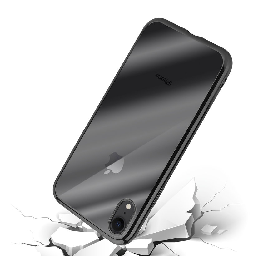 Zwarte bumper case iPhone Xr PhoneFactory