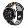 Samsung Galaxy Watch sport band (zwart kleurrijk) Samsung Galaxy Watch sport band (zwart kleurrijk)