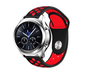 Samsung Gear S3 sport band (zwart/rood) Samsung Gear S3 sport band (zwart/rood)