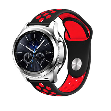 Samsung Gear S3 sport band zwart rood Phone Factory