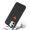 ShieldCase® ShieldCase Heart Eyes iPhone 12 Mini - 5.4 inch hoesje (zwart) ShieldCase® ShieldCase Heart Eyes iPhone 12 Mini - 5.4 inch hoesje (zwart)