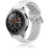 Samsung Galaxy Watch siliconen bandje met gaatjes (wit)