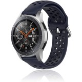 Samsung Galaxy Watch siliconen bandje met gaatjes (donkerblauw)