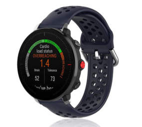 Polar Vantage M siliconen bandje met gaatjes (donkerblauw)