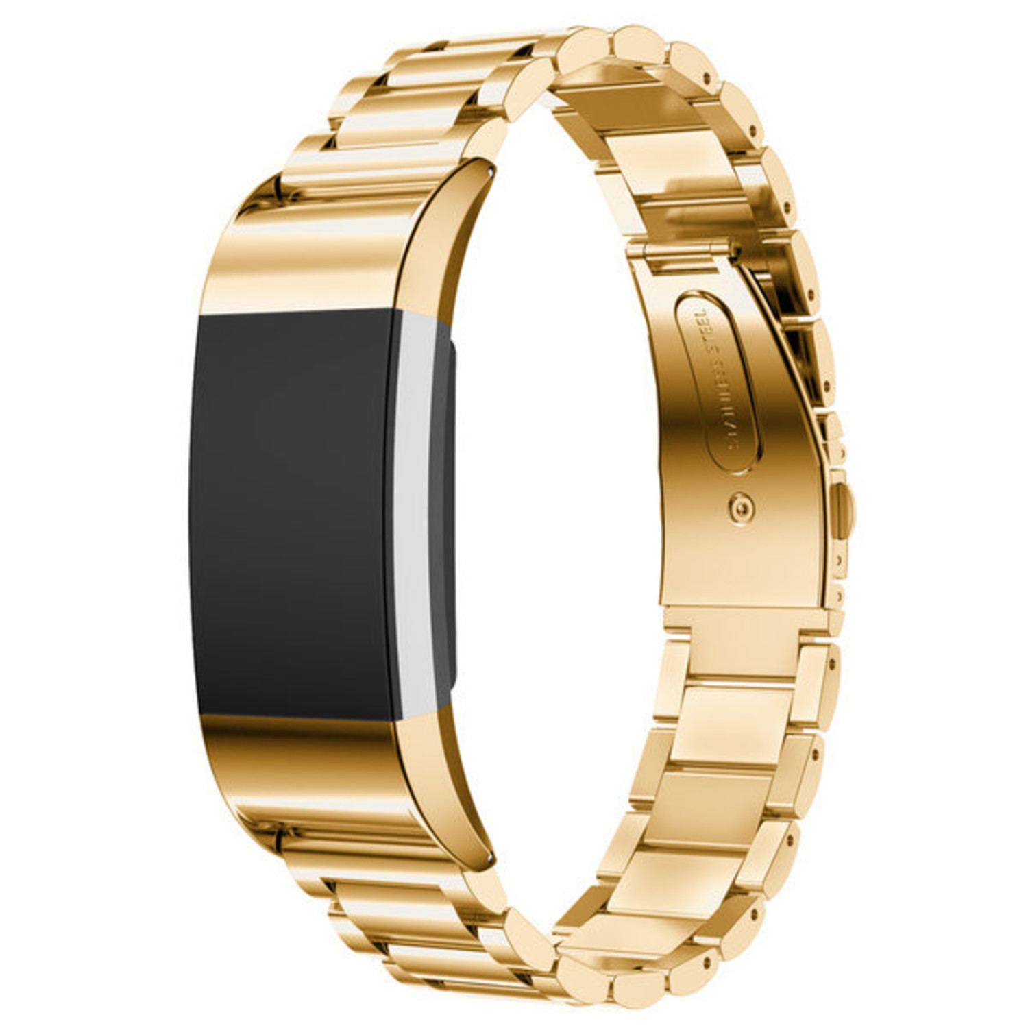 Fitbit Charge 2 stalen band goud