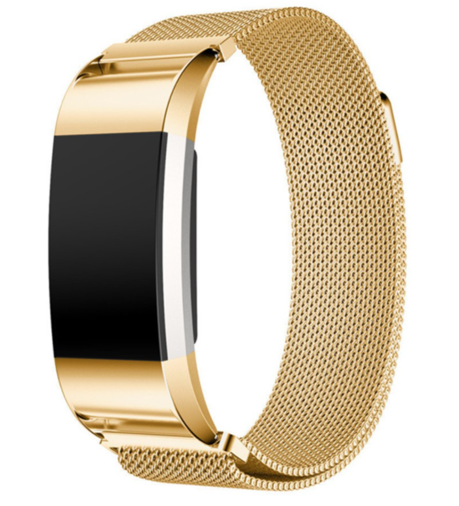 Experiment Haast je hengel Fitbit Charge 2 Milanese band (goud) - Phone-Factory