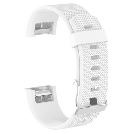 Fitbit Charge 2 siliconen bandje (wit)