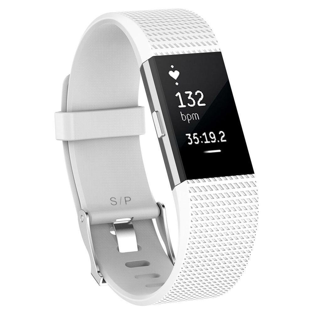 Fitbit Charge 2 siliconen bandje (wit)
