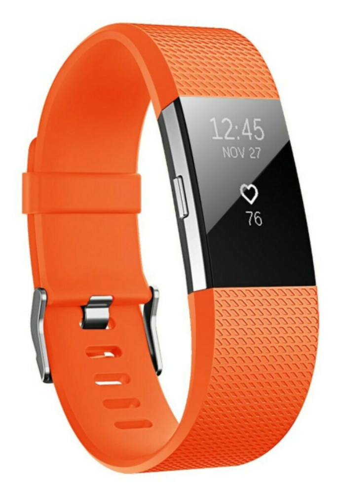 Veeg Kinderdag shuttle Fitbit Charge 2 siliconen bandje (oranje) - Phone-Factory